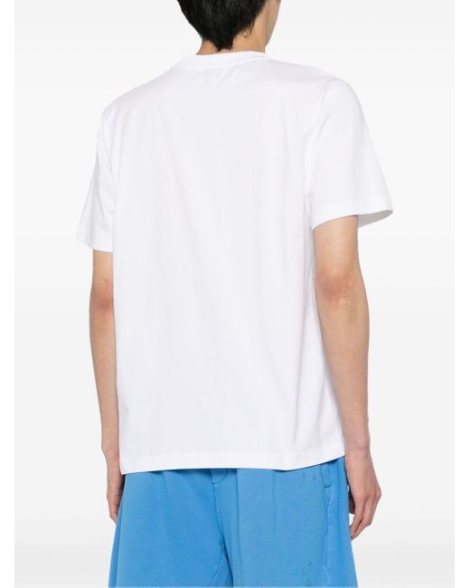 Off-White c/o Virgil Abloh White Off- T-Shirt Quote Number for men
