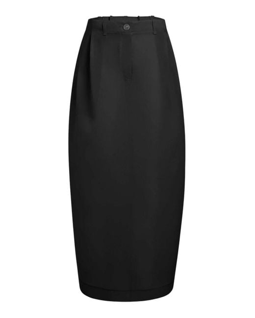 Khaite Black Lucian Skirt