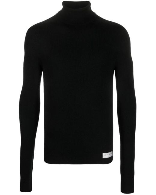 Balmain Black High-neck Sweater for men