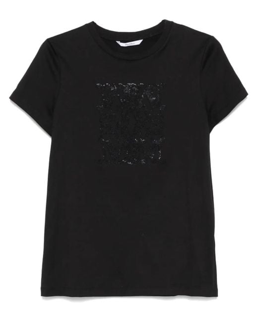 Max Mara Black T-Shirts And Polos