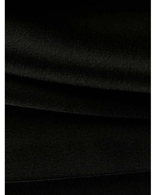 Maison Margiela Black Satin Evening Gown