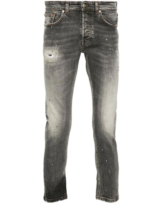 John Richmond Gray Vintage Jeans for men