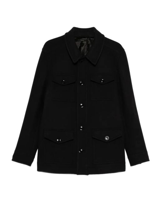 Tom Ford Black Jacket With Pockets for men