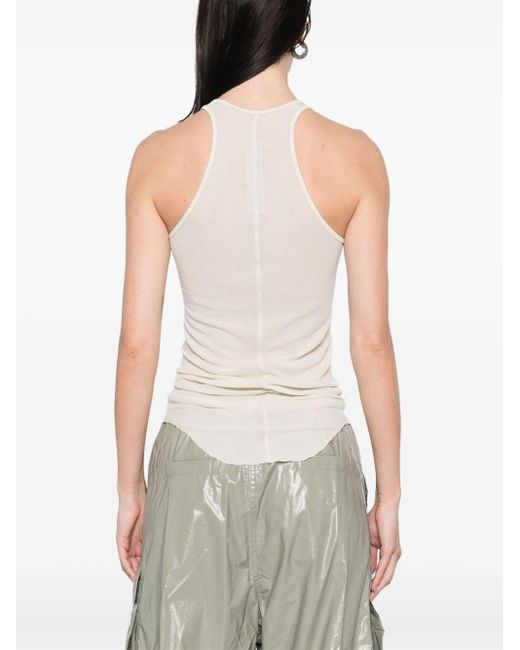 Canotta A Coste di Rick Owens in White