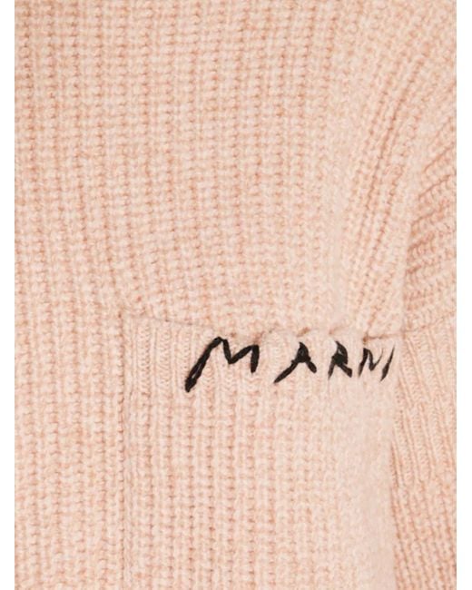 Maglione Con Ricamo di Marni in Pink