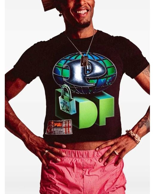 PDF Green Graphic T-Shirt for men