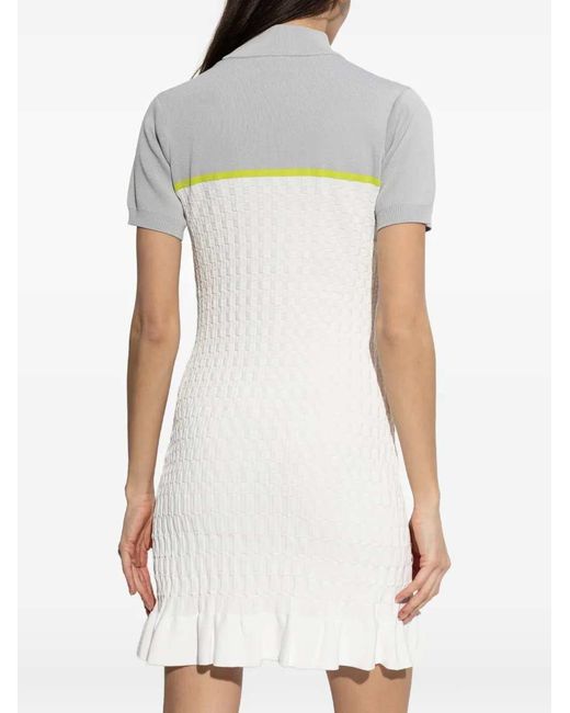 Casablanca White Short Zip-Up Dress