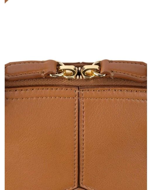 Victoria Beckham Brown Victoria Doctor Small Leather Tote Bag
