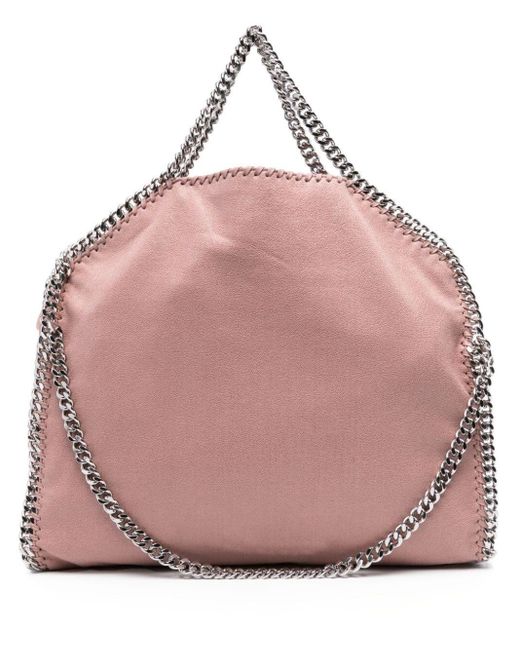Stella McCartney Pink Falabella Chain-trim Tote Bag