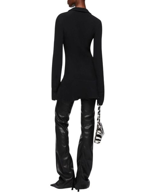 The Attico Black Mini Dress