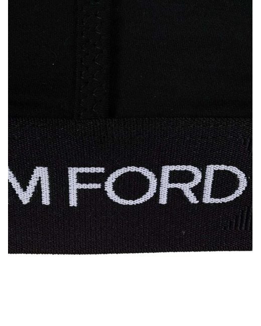 Tom Ford Black Logo Top