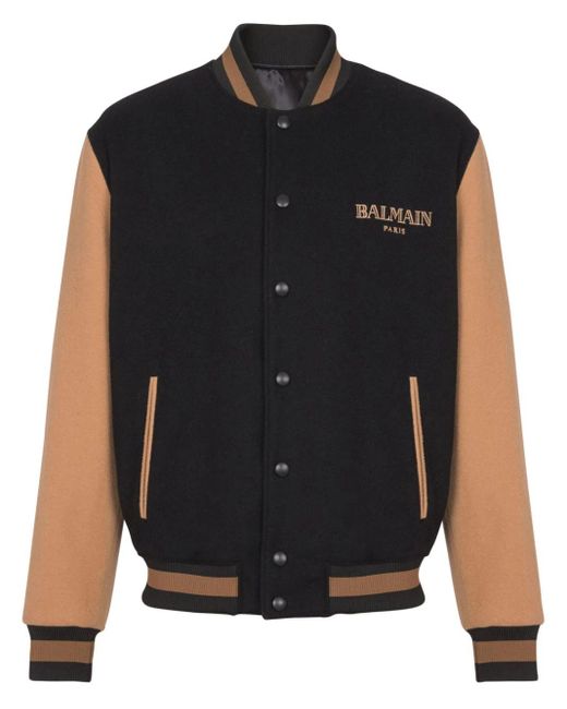 Balmain Black Bomber Jacket for men