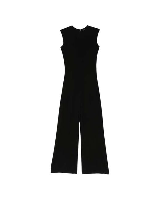 Norma Kamali Black Sleeveless Jumpsuit