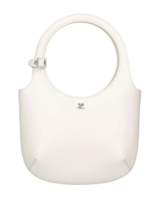 Courreges White Holy Tote Bag
