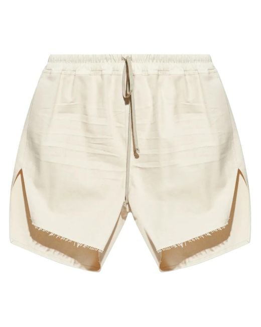 Rick Owens Natural Casual Shorts for men