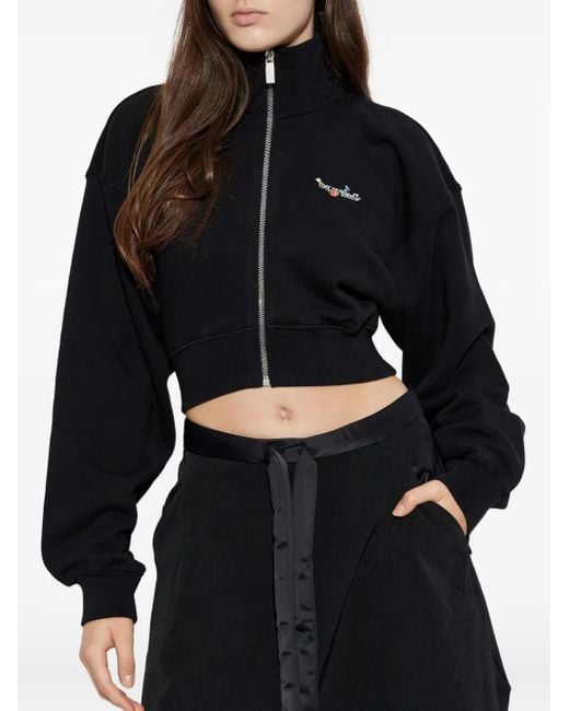 Off-White c/o Virgil Abloh Black Floral Sweater