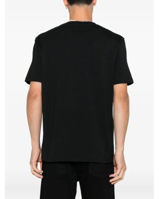 T-Shirt Con Logo-Uomo di Balmain in Black da Uomo