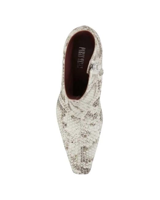 Paris Texas White Belle Ankle Boot 75