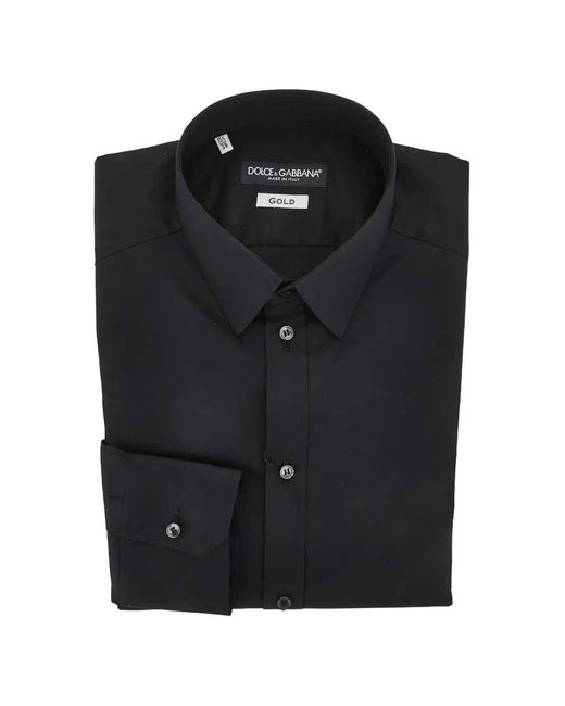 Dolce & Gabbana Blue Dolce & Gabbana Button-Down Shirt for men