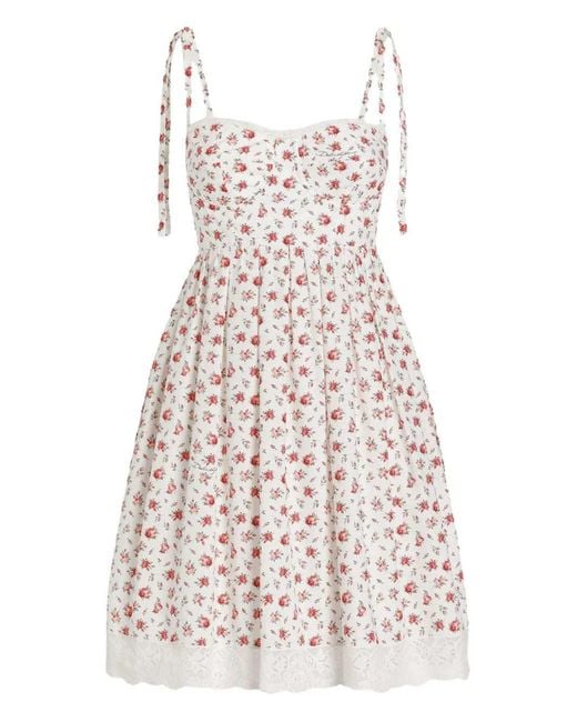 Dolce & Gabbana White Short Dresses