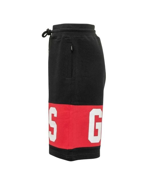 Gcds Red Logo Sports Shorts for men