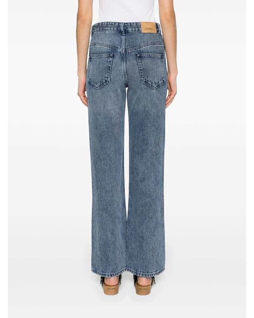 Isabel Marant Blue Belvira Denim Jeans