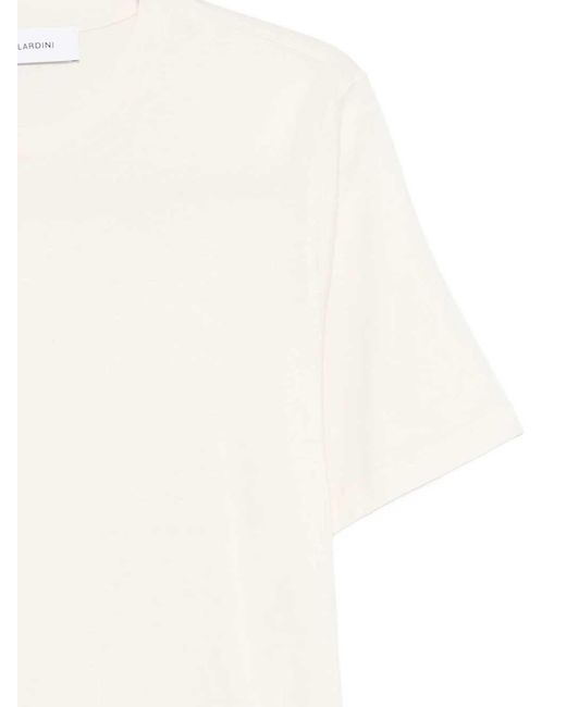 Lardini White Crewneck T-Shirt for men