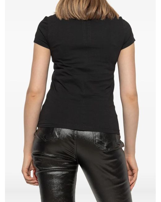 Rick Owens Women's Black Short-Sleeved Cotton T-Shirt t-shirts