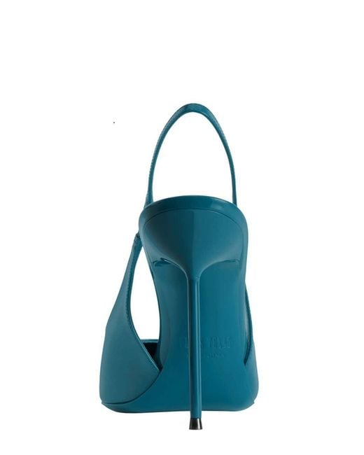 Paris Texas Blue Lidia Slingback