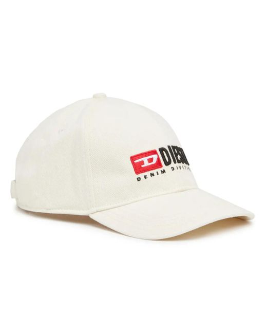 DIESEL White Corry-Div-Wash Hat for men