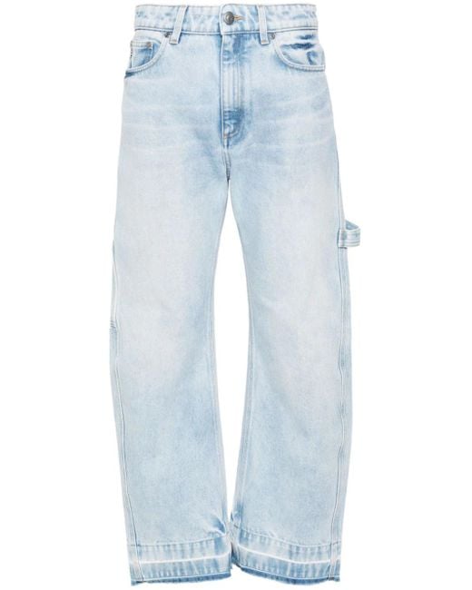 Jeans affusolati a vita media di Stella McCartney in Blue