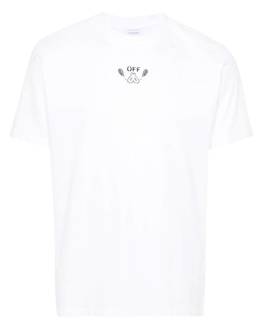 Off-White c/o Virgil Abloh White Off- Arrow Skate Bandana T-Shirt for men