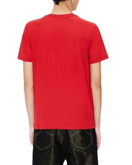 KENZO Slim-Fit Cotton T-Shirt With Embroidered "Boke Flower" for men
