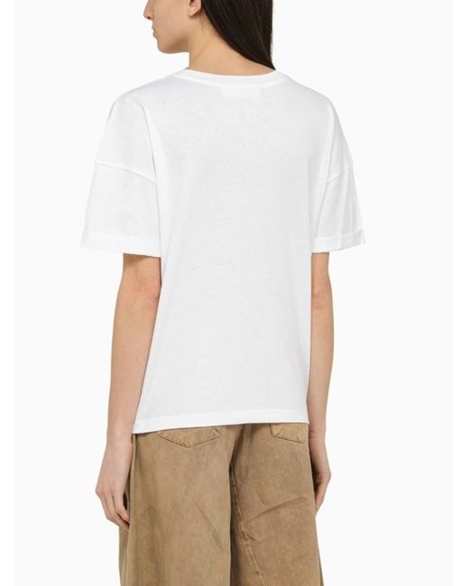 FEDERICA TOSI White Cotton T-Shirt