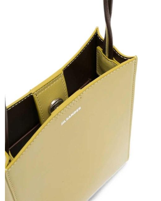Jil Sander Metallic Tangle Woven Crossbody Bag