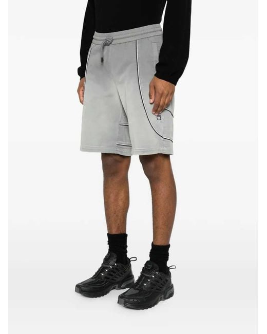 Off-White c/o Virgil Abloh Gray Off Offline Shorts Gd Gab Trackshort Castelrock for men