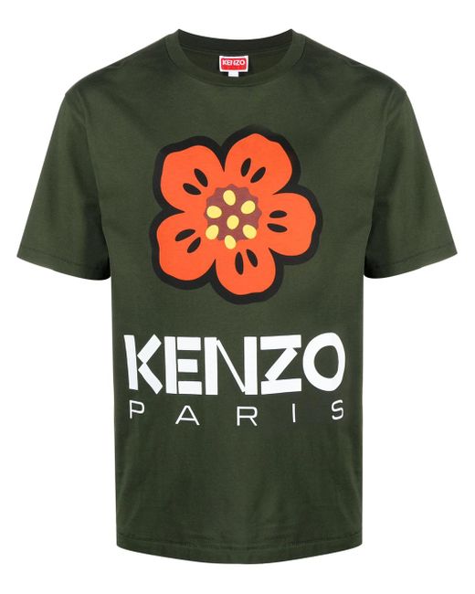 KENZO Green Boke Flower T-shirt for men