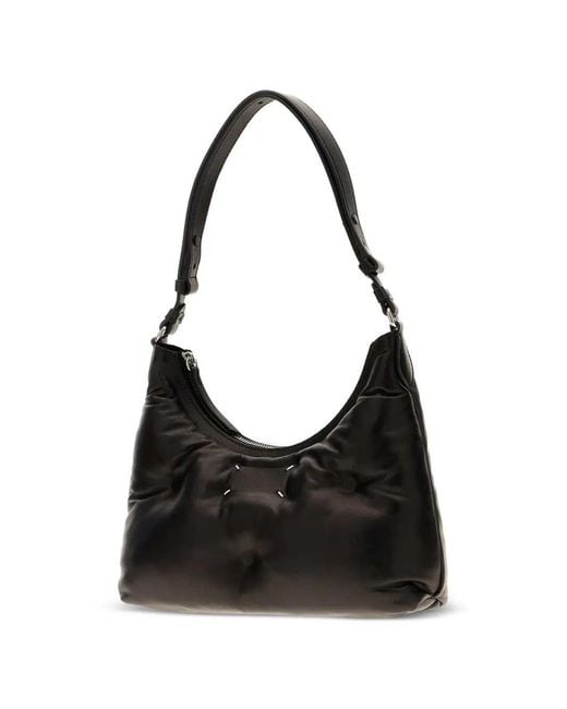 Maison Margiela Black Glam Slam Leather Shoulder Bag