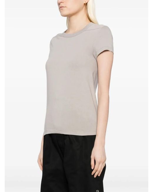 Rick Owens White Cotton T-Shirt
