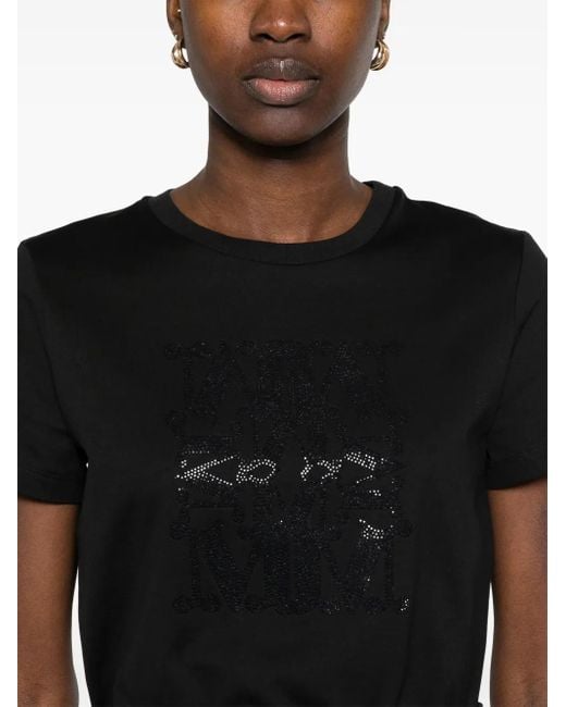 Max Mara Black T-Shirts And Polos