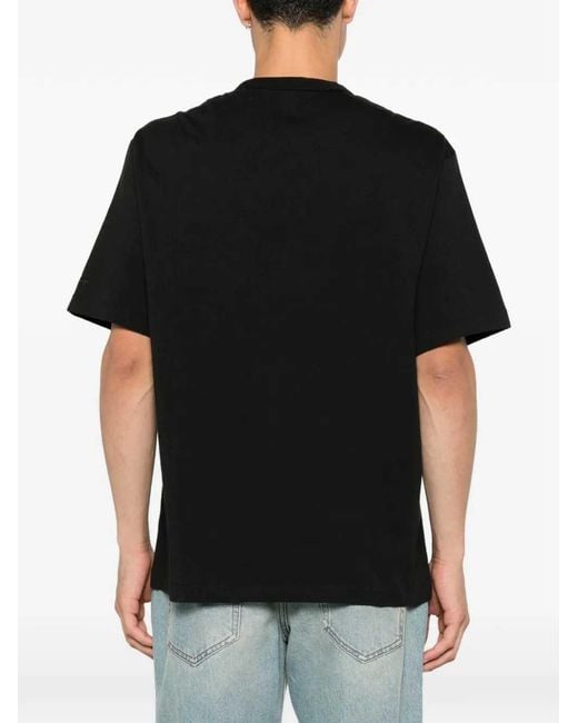 KENZO Black Leaping Tiger Patch T-Shirt for men