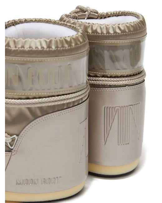 "Icon" Low Glance Boot di Moon Boot in Natural