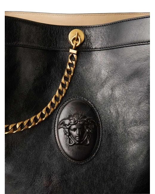 Borsa A Secchiello Piccola di Versace in Black