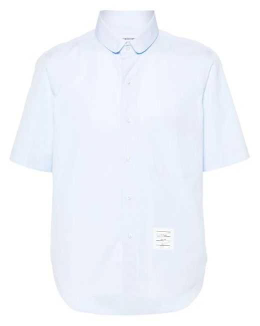 Thom Browne White Cotton Shirt for men