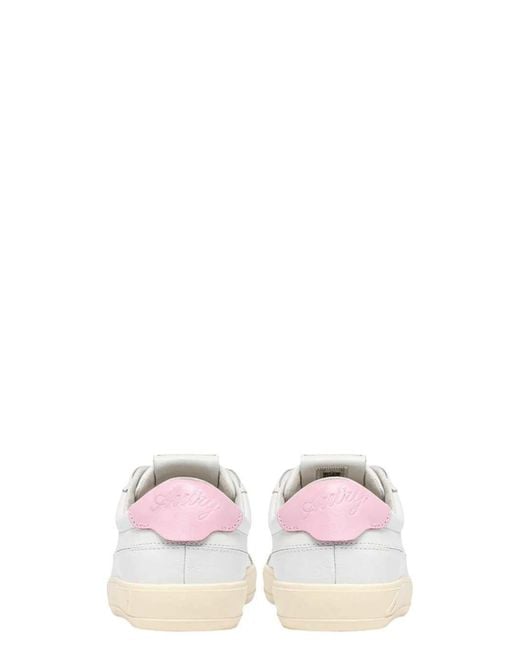 Autry White Windscape Low Leather And Fairy Tale Sneakers