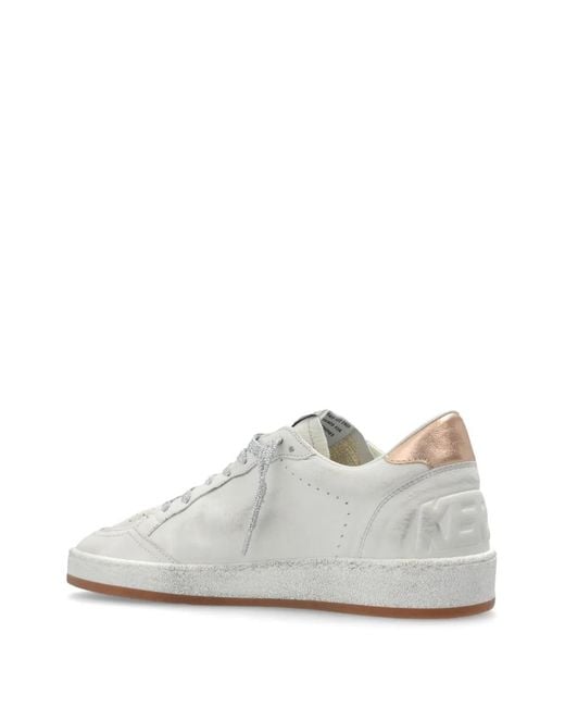 Golden Goose Deluxe Brand White "Ball Star" Sneakers