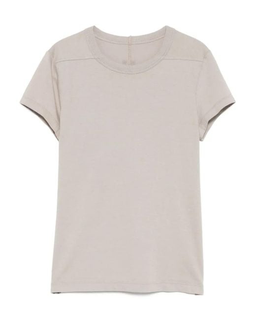 Rick Owens White Cotton T-Shirt