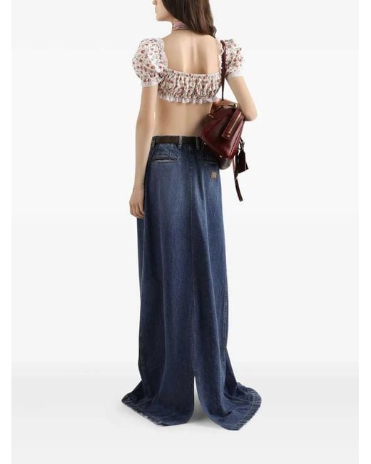 Dolce & Gabbana Multicolor Cropped Top