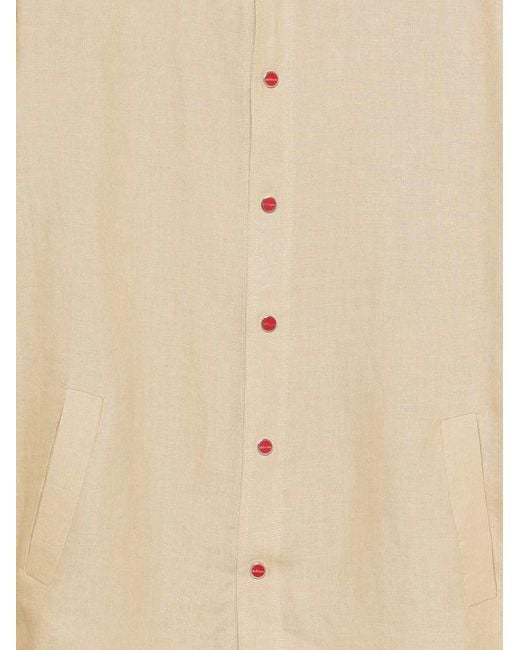 Kiton Natural Hooded Shirt for men