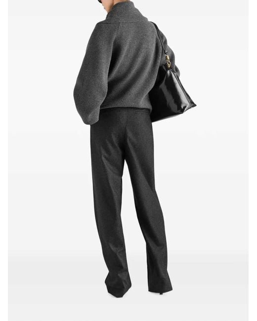 Dolce & Gabbana Gray Shawl-Collar Cardigan